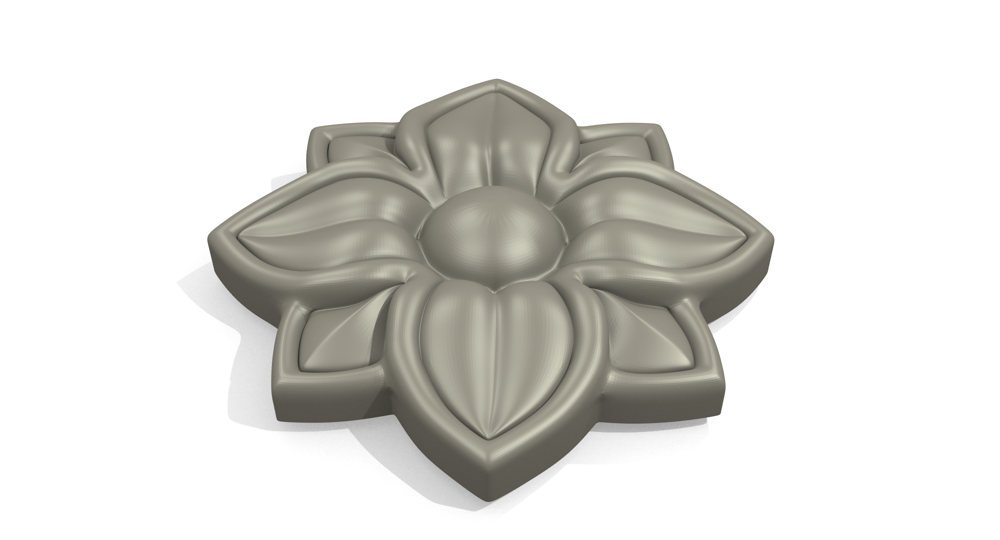 Rosette 001 CNC Print 3D print model_3