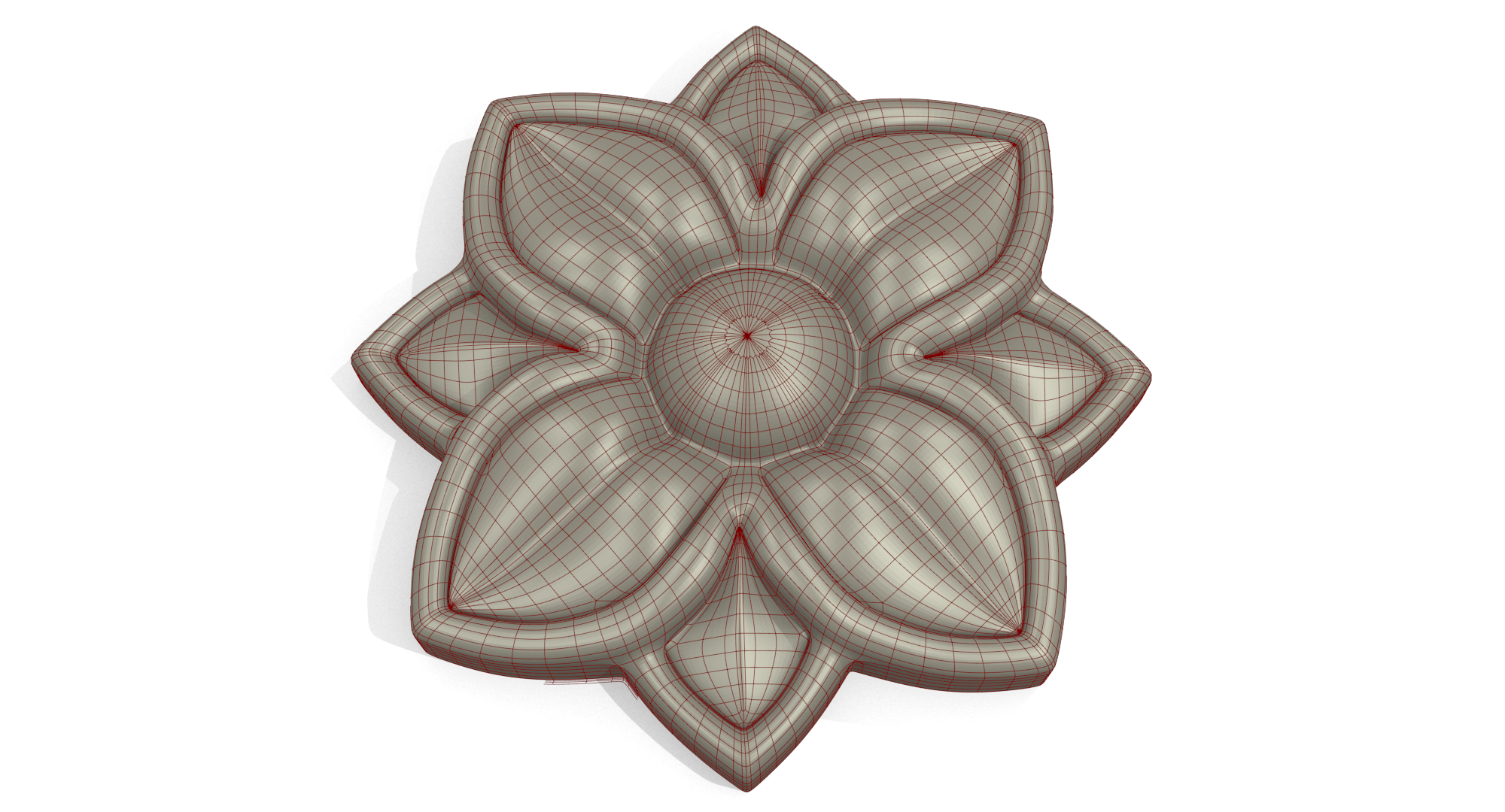 Rosette 001 CNC Print 3D print model_1
