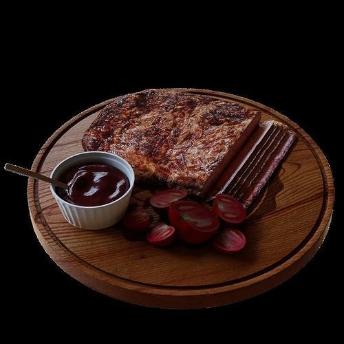 Steak 3D model 4