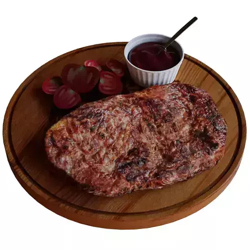 Steak 3D model