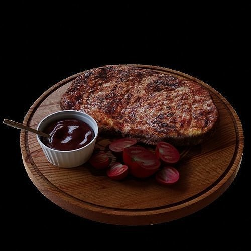 Steak 3D model 3