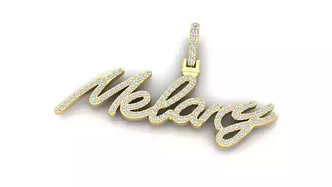 Melany Nameplate Pendant