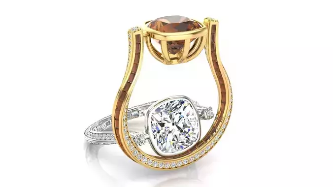 Twisted Engagement Ring