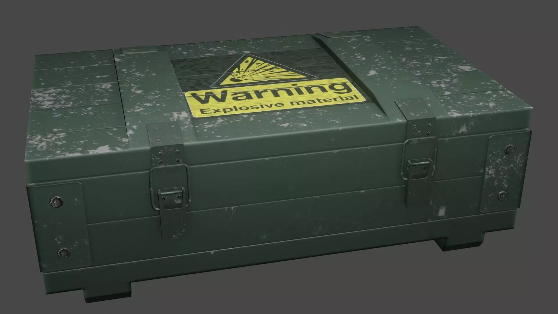 Box for arsenal Free low-poly 3D model