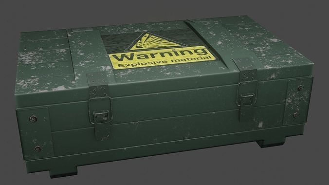 Box for arsenal Free low-poly 3D model