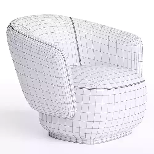 TAUPE BOUCLE ARMCHAIR