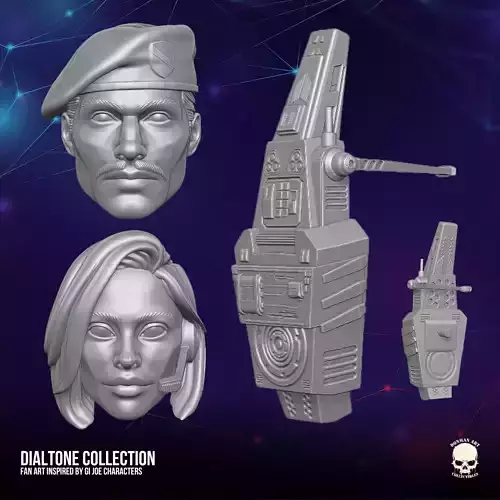 Dialtone Collection 3D printable File For Action Figures