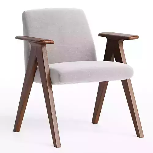 LIBERA ARMCHAIR Low-poly 3D model