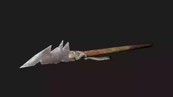 Makeshift Spear Low-poly 3D model