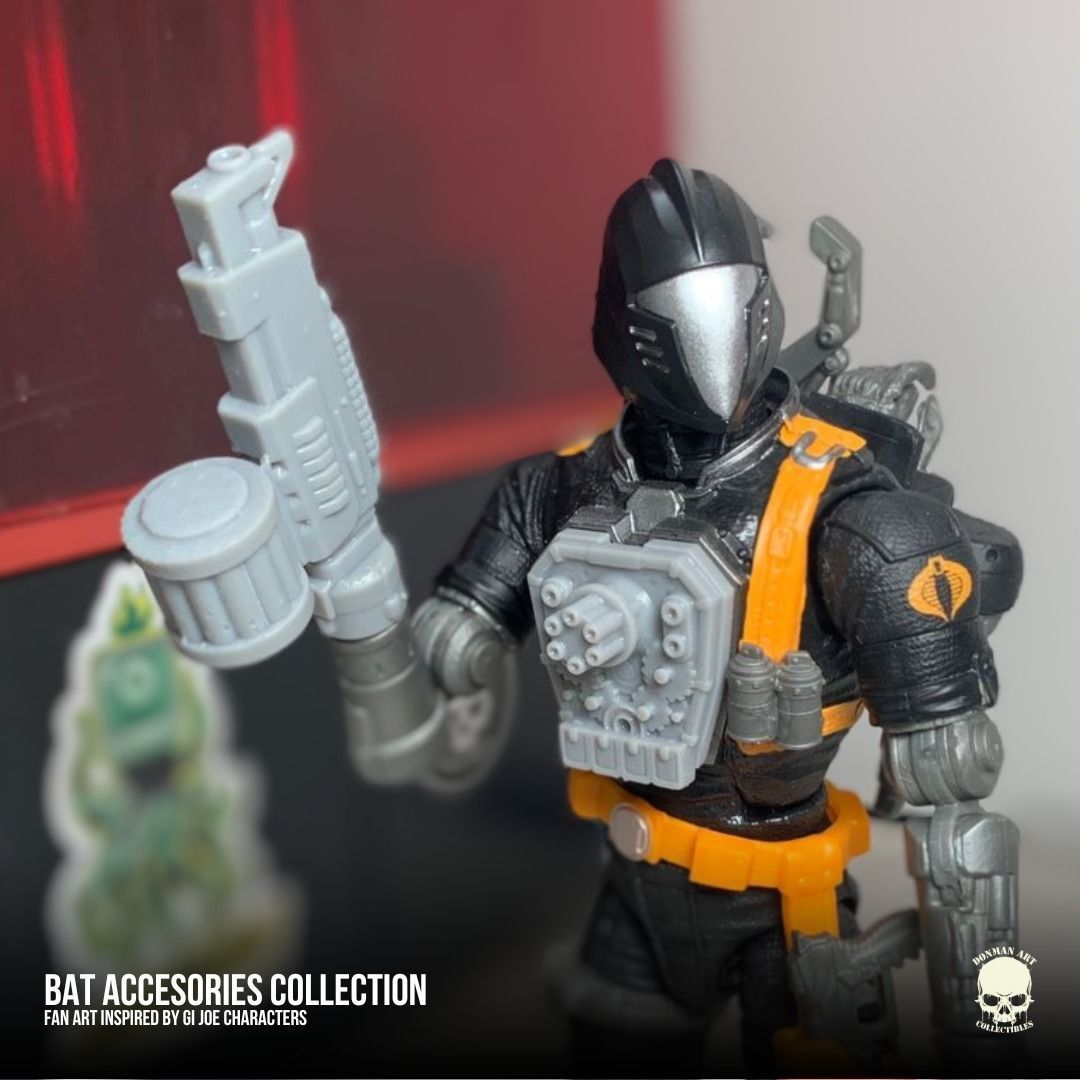 Bat Accesories Collection Kit  For Action Figures 3D print model_3