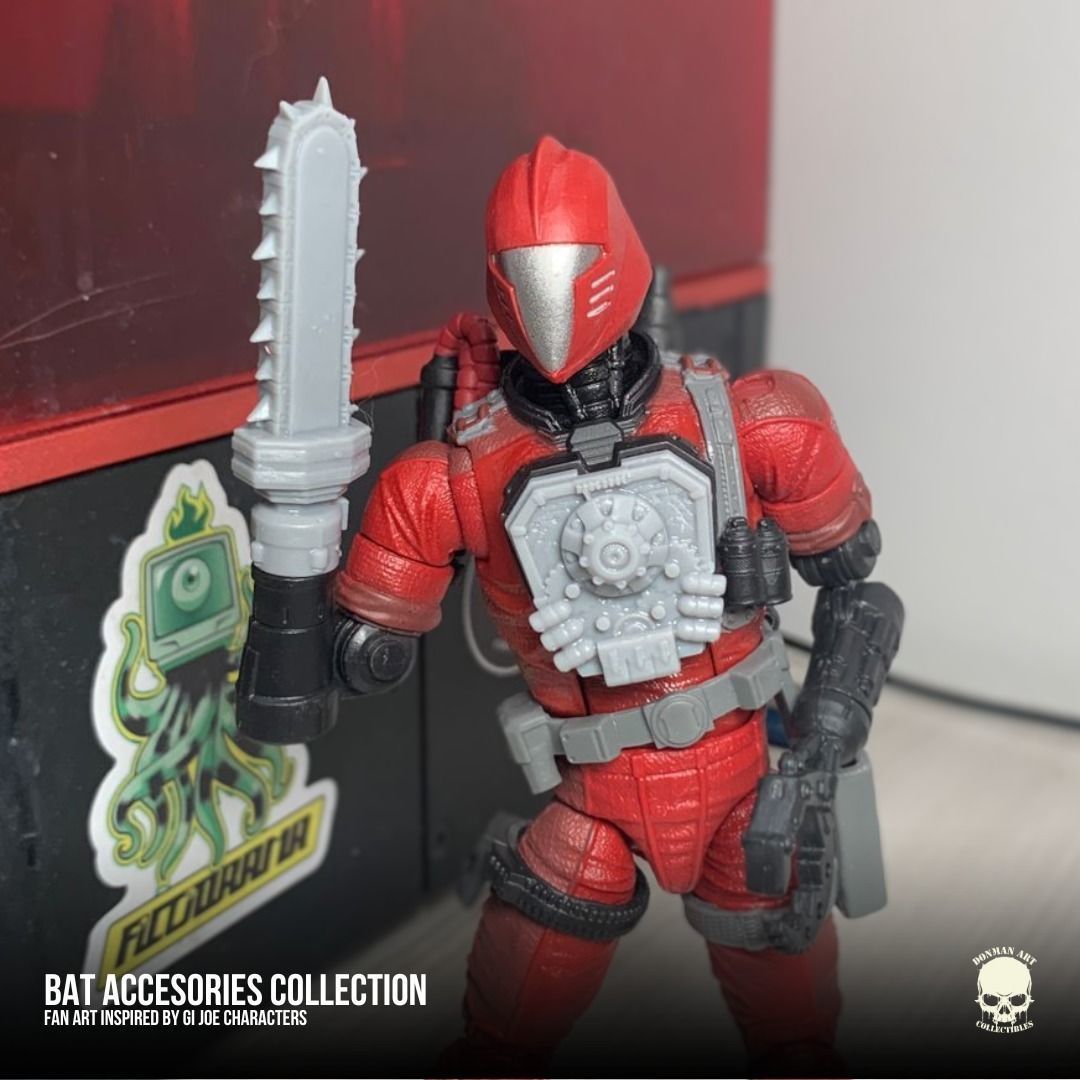 Bat Accesories Collection Kit  For Action Figures 3D print model_2