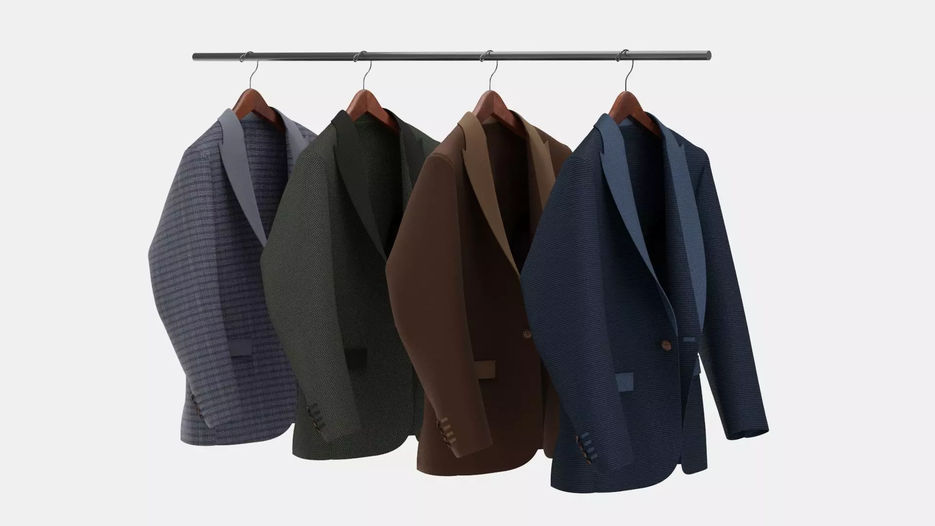 Man Comfy Coat 3D model_0