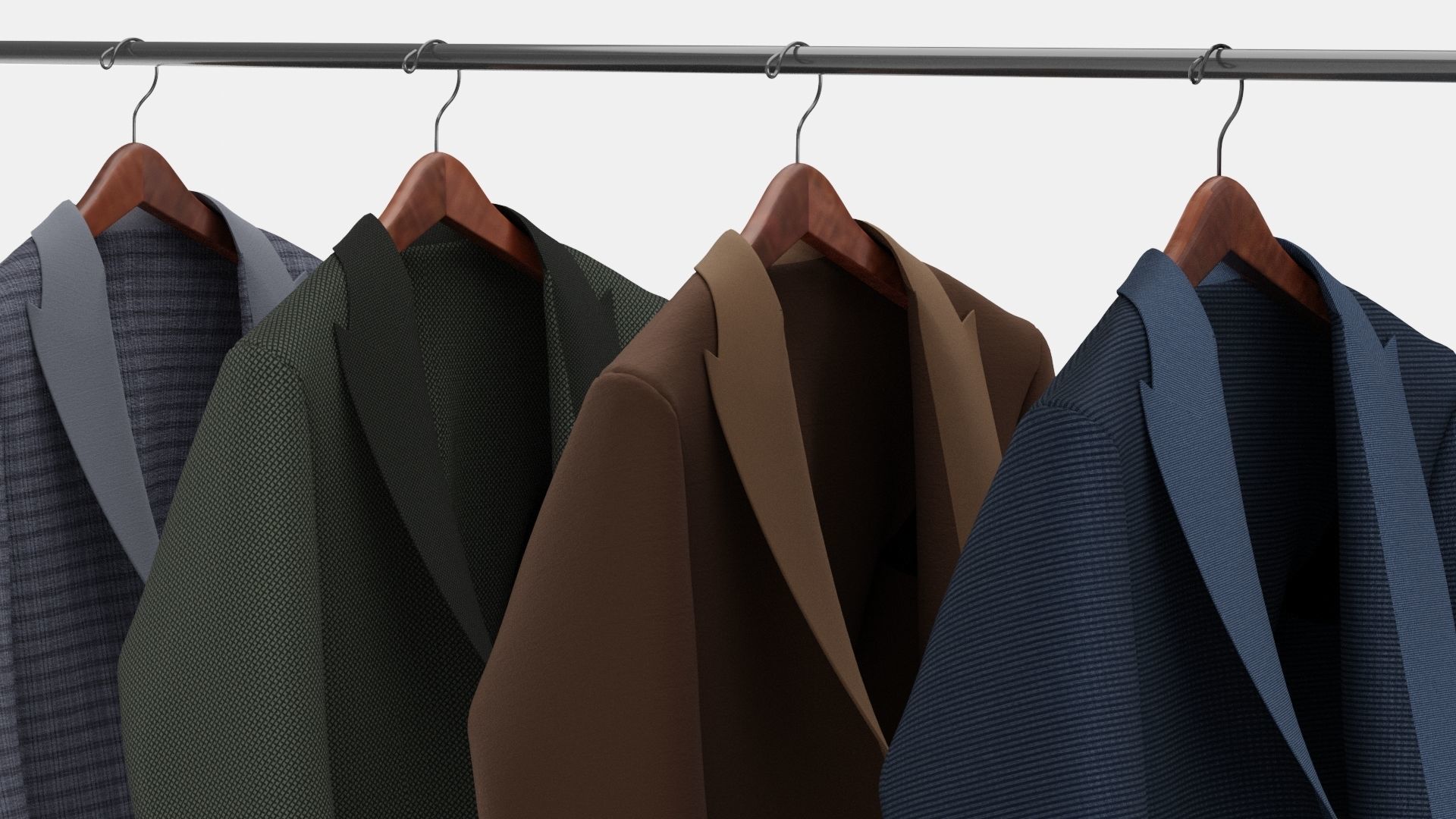 Man Comfy Coat 3D model_2