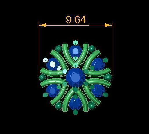 nose pin 3D print model_10