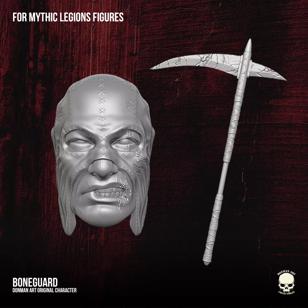 Boneguard kit for Mythic Legions 3D print model_0
