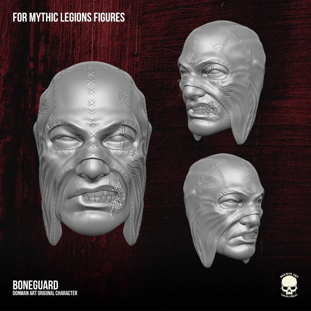 Boneguard kit for Mythic Legions 3D print model_7