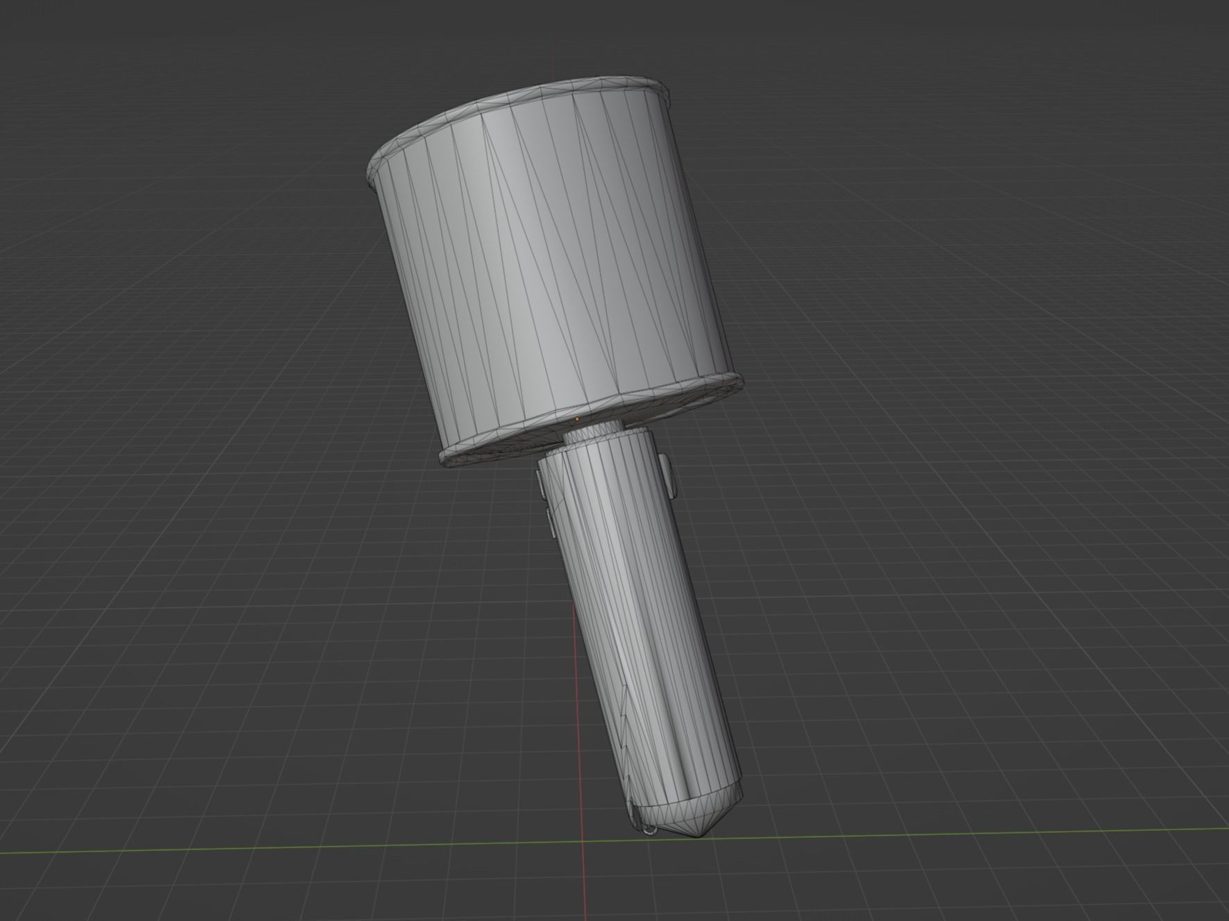 RPG 40 Grenade Low-poly 3D model_1