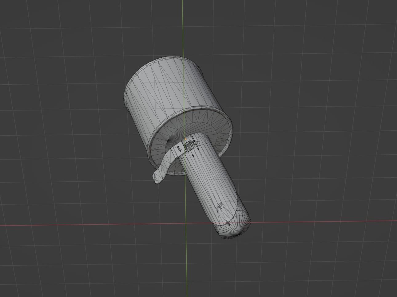 RPG 40 Grenade Low-poly 3D model_5