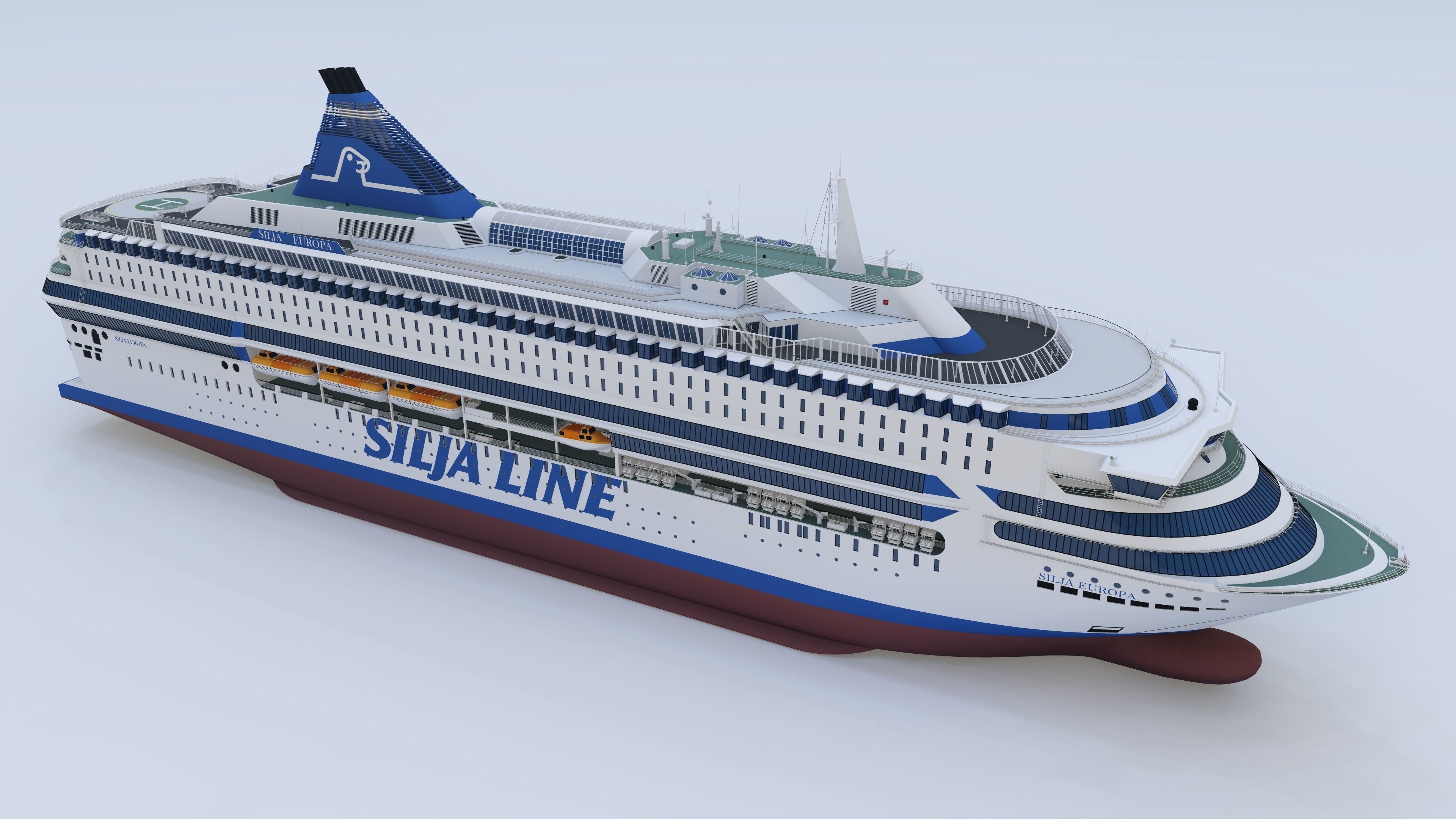 Silja Europa - 3 PACK - ONE FREE 3D model_4