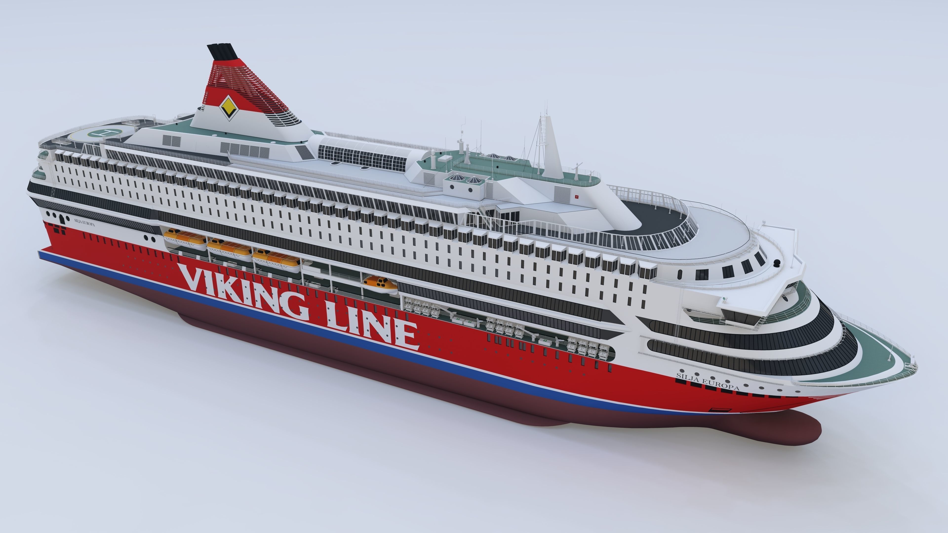 Silja Europa - 3 PACK - ONE FREE 3D model_6