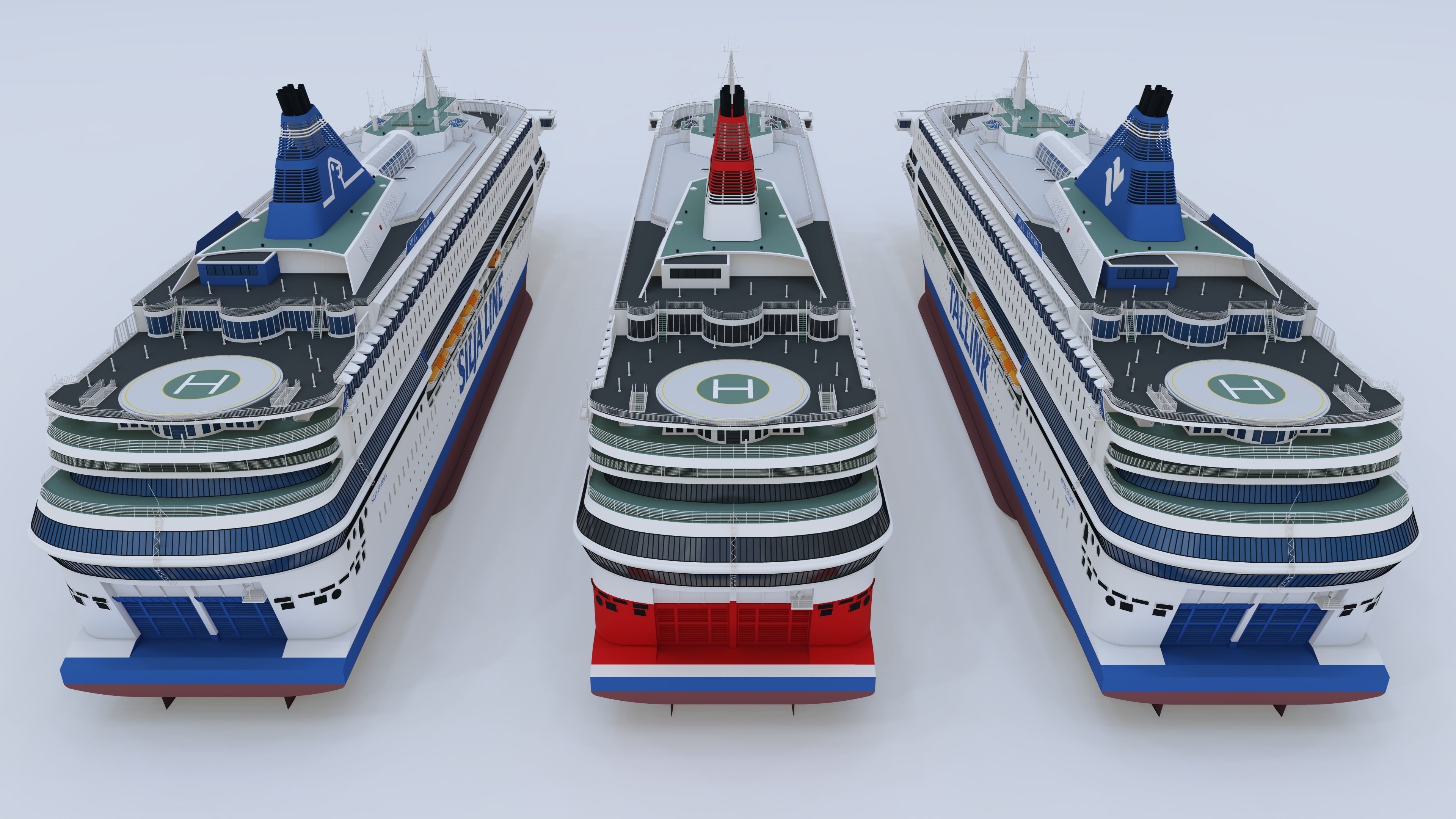 Silja Europa - 3 PACK - ONE FREE 3D model_2