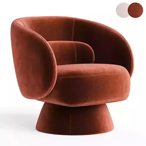 Swivel Barrel Chair
