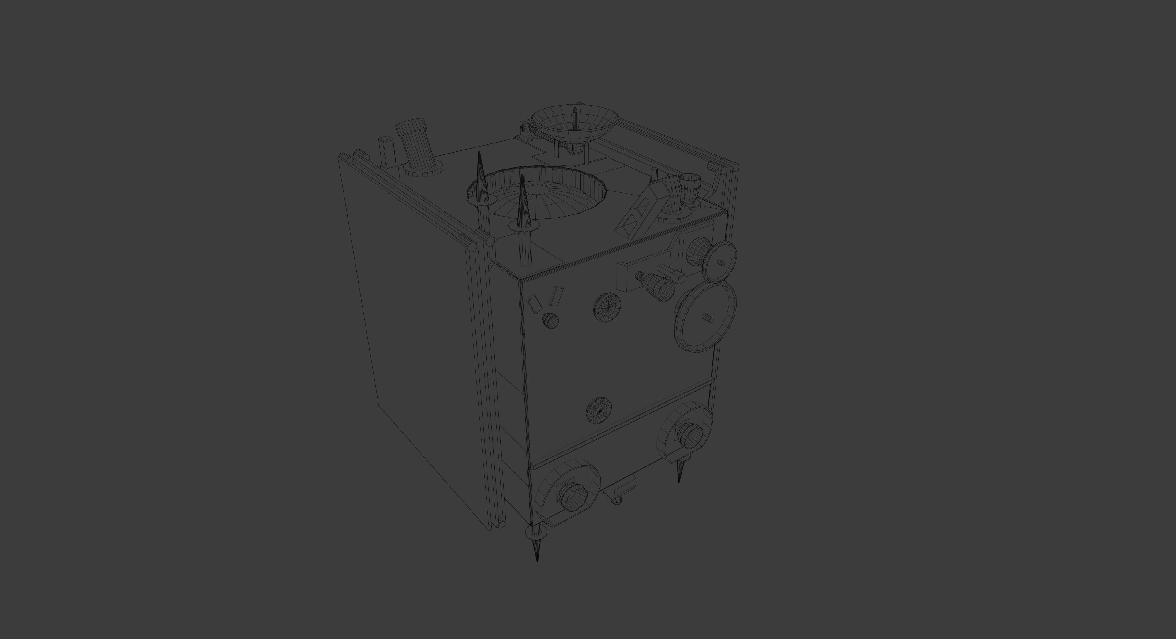 Chang E 1-2 probe Blender-FBX 3D model_12