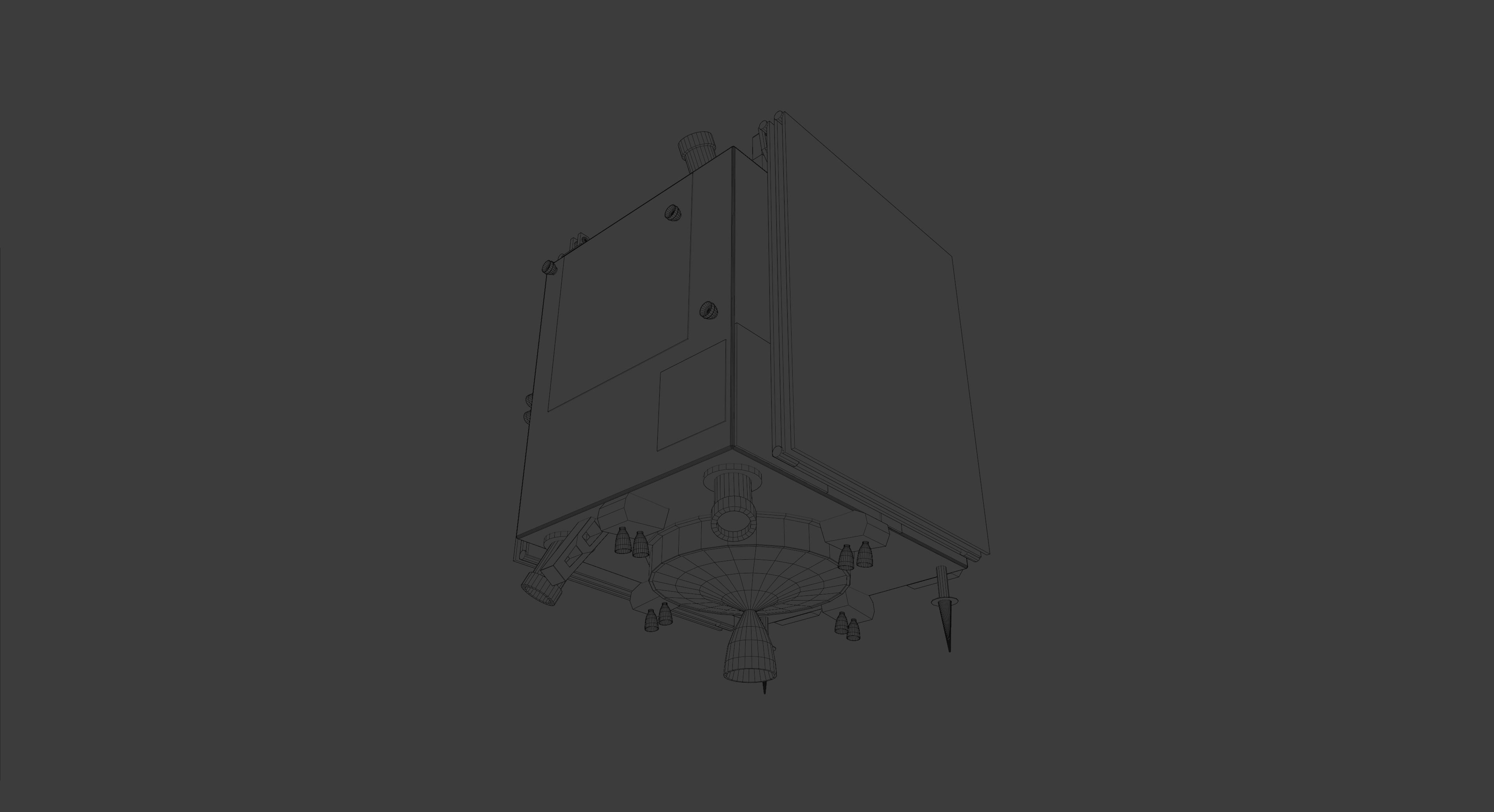 Chang E 1-2 probe Blender-FBX 3D model_13