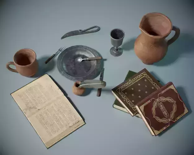 Medieval Props Set PBR