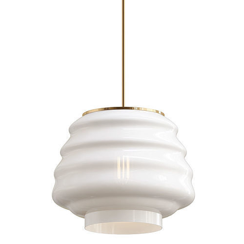 Milk glass hive 3D model