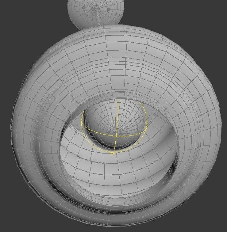 Milk glass hive 3D model_5