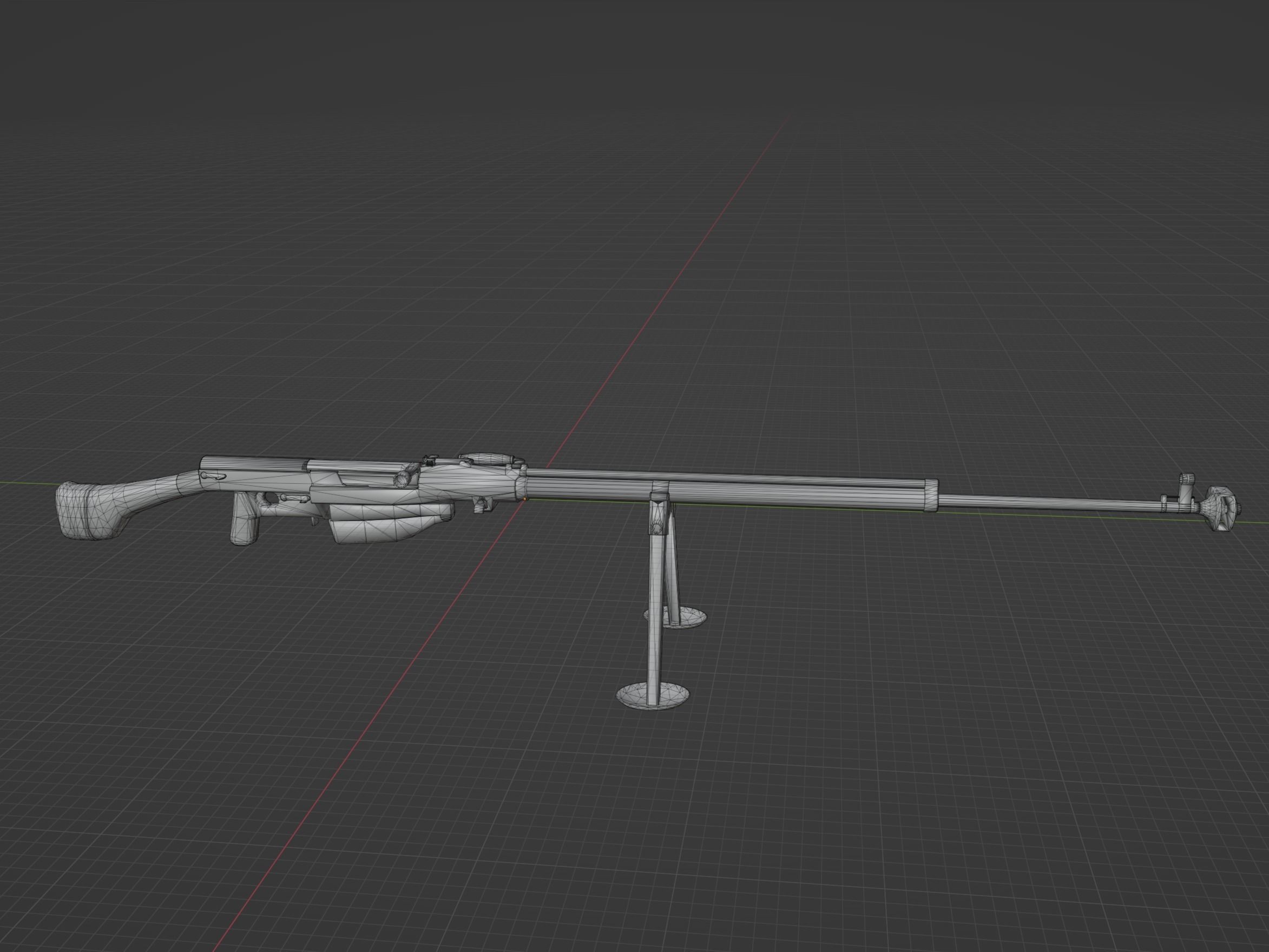 PTRS 41 Low-poly 3D model_5