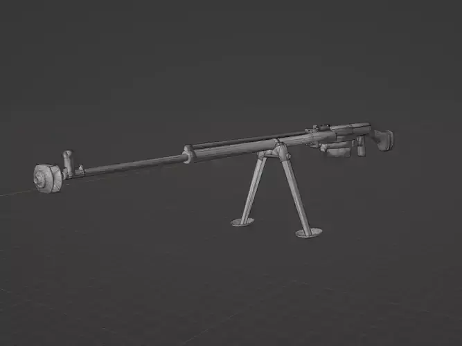 PTRS 41 Low-poly 3D model