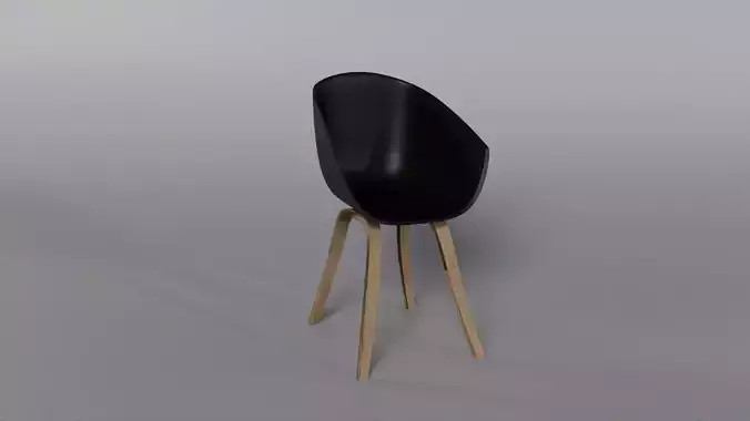 Wood Chair 3D model
