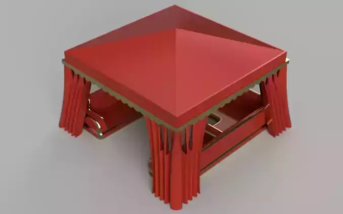 3D Printable Arabian Tent Model 3D print model