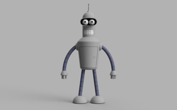 3D Printable Bender Model 3D print model_1