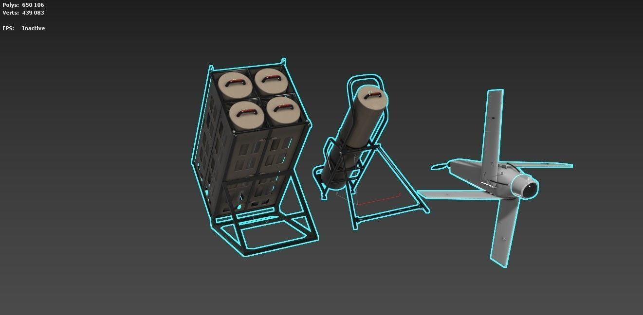 Concept of ZALA Lancet The Product 53 - Izdelie 53 3D model_17