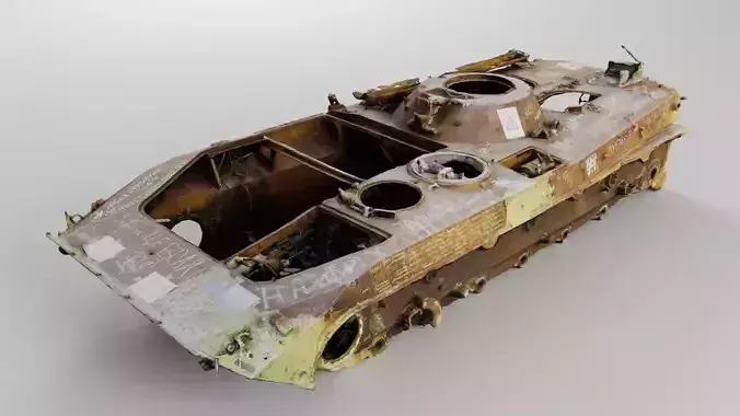 russian BMP-2 infantry fighting vehicle destroyed in Ukraine