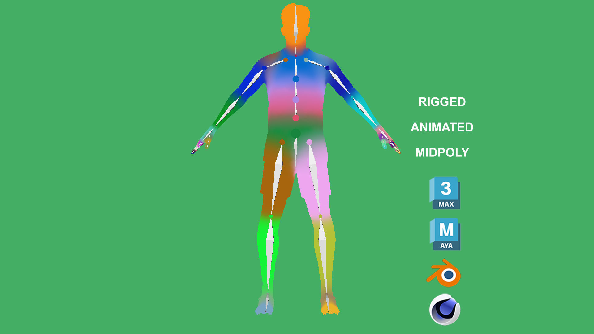 3D Rigged Marcos Reus Borussia Dortmund 2024 3D model_2
