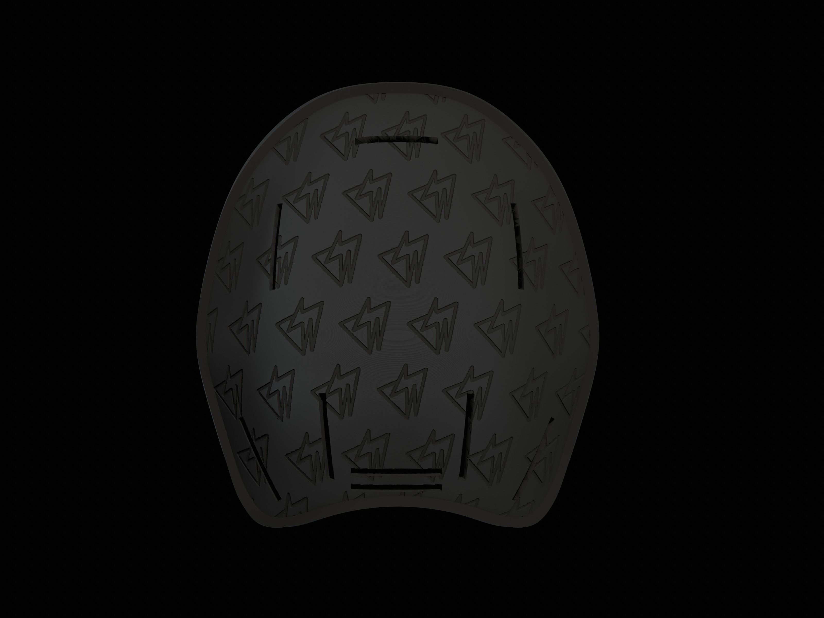DALLAS MASK BACKPLATE FROM PAYDAY Free 3D print model_3