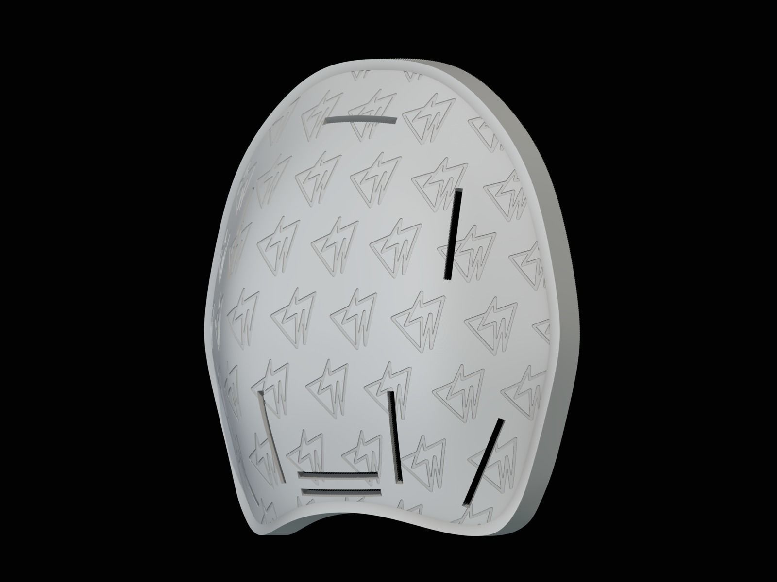 DALLAS MASK BACKPLATE FROM PAYDAY Free 3D print model_7