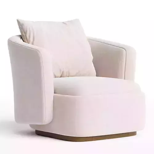 CASPIA ARM CHAIR Low-poly 3D model