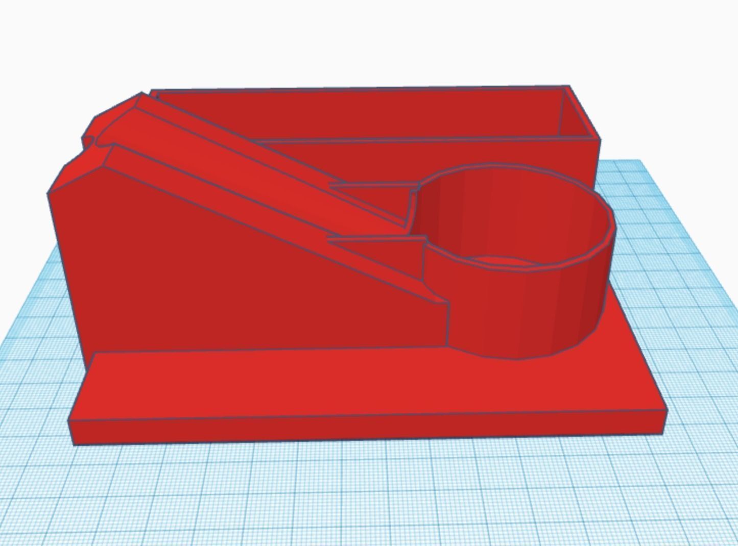 Air brush holder 3D print model_2