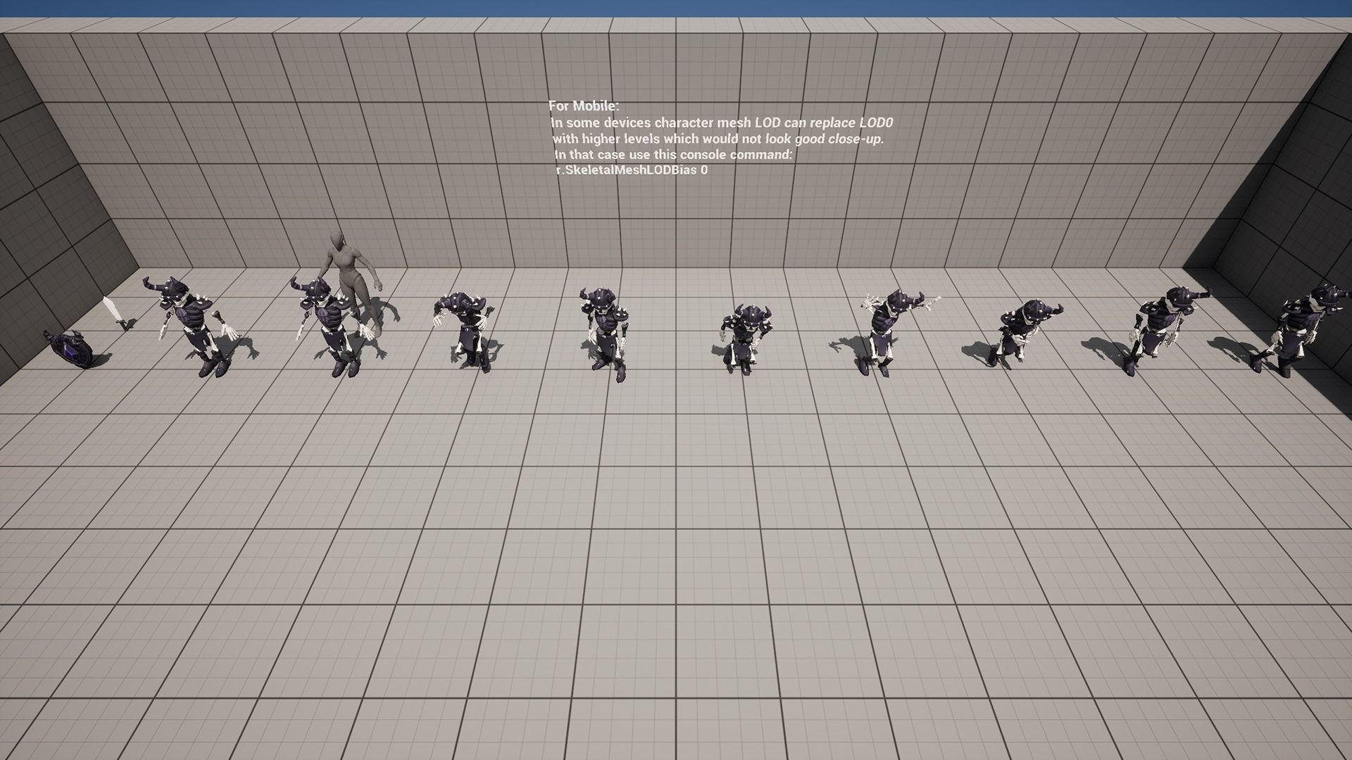 Cartoon Skeleton Commander - Mobile Game Ready Low-poly 3D model_25