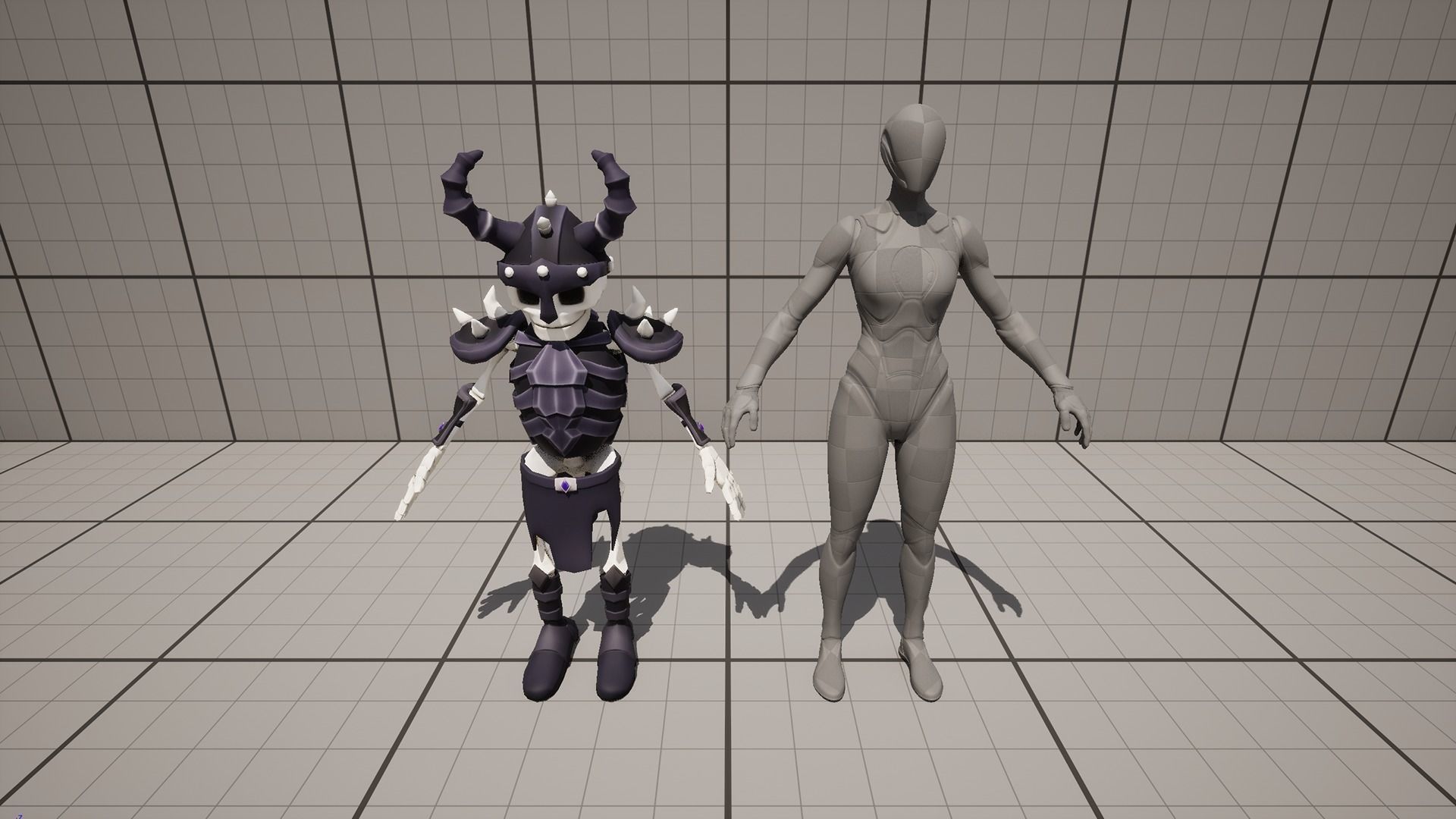 Cartoon Skeleton Commander - Mobile Game Ready Low-poly 3D model_24