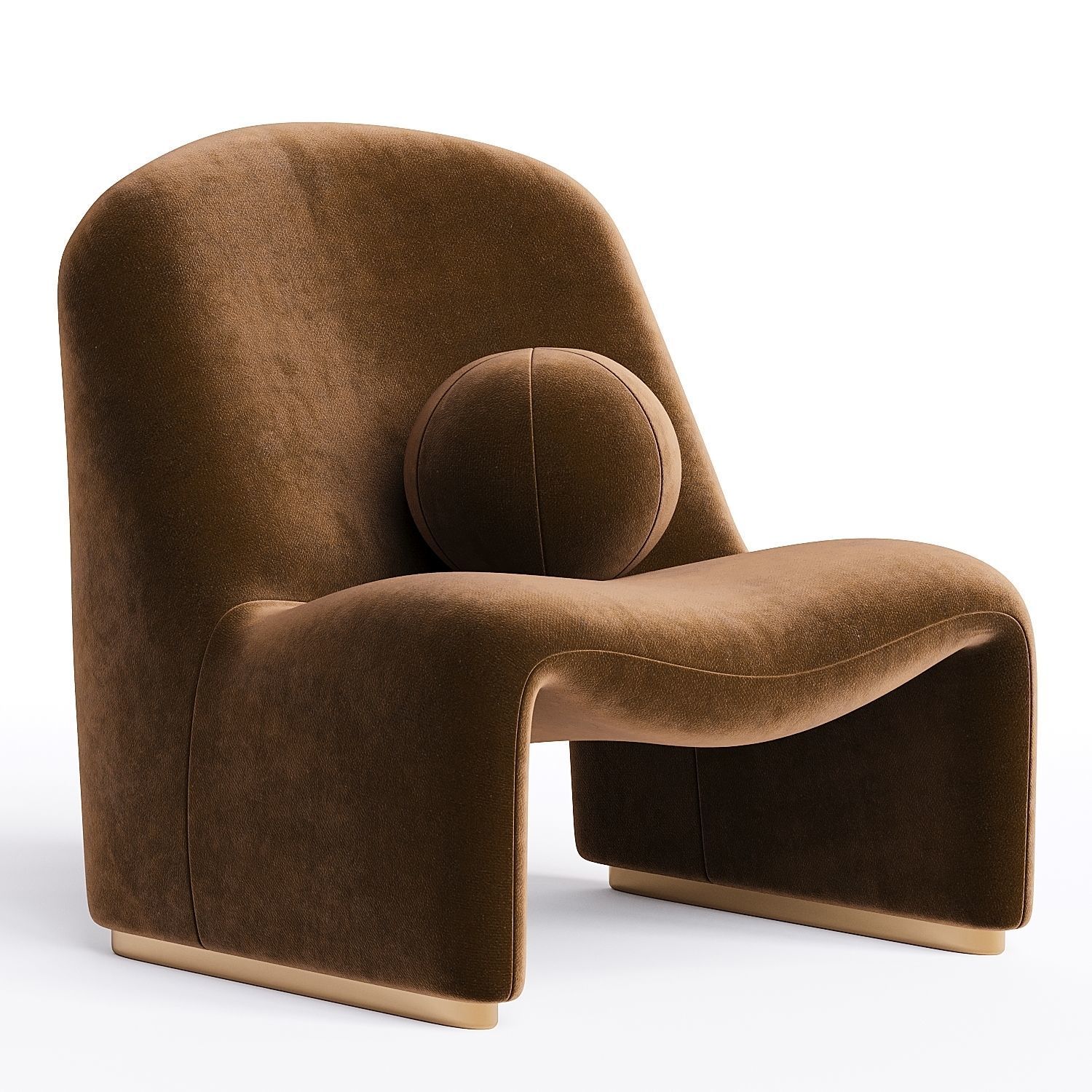 Alky Chair by Giancarlo Low-poly 3D model_2