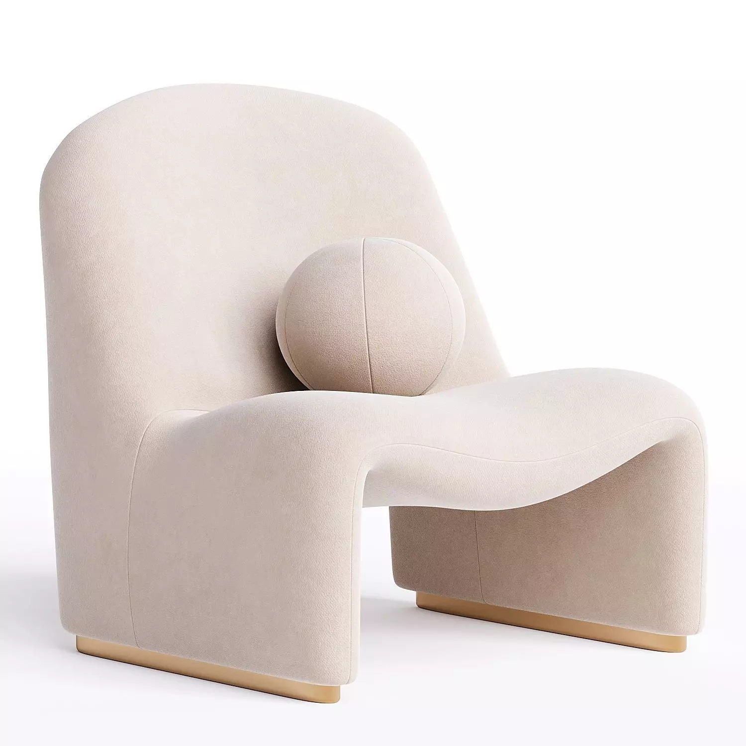 Alky Chair by Giancarlo Low-poly 3D model_0