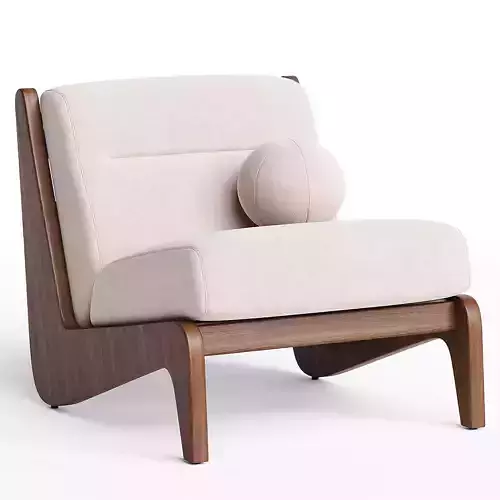 Fletcher Armless Chair Natural