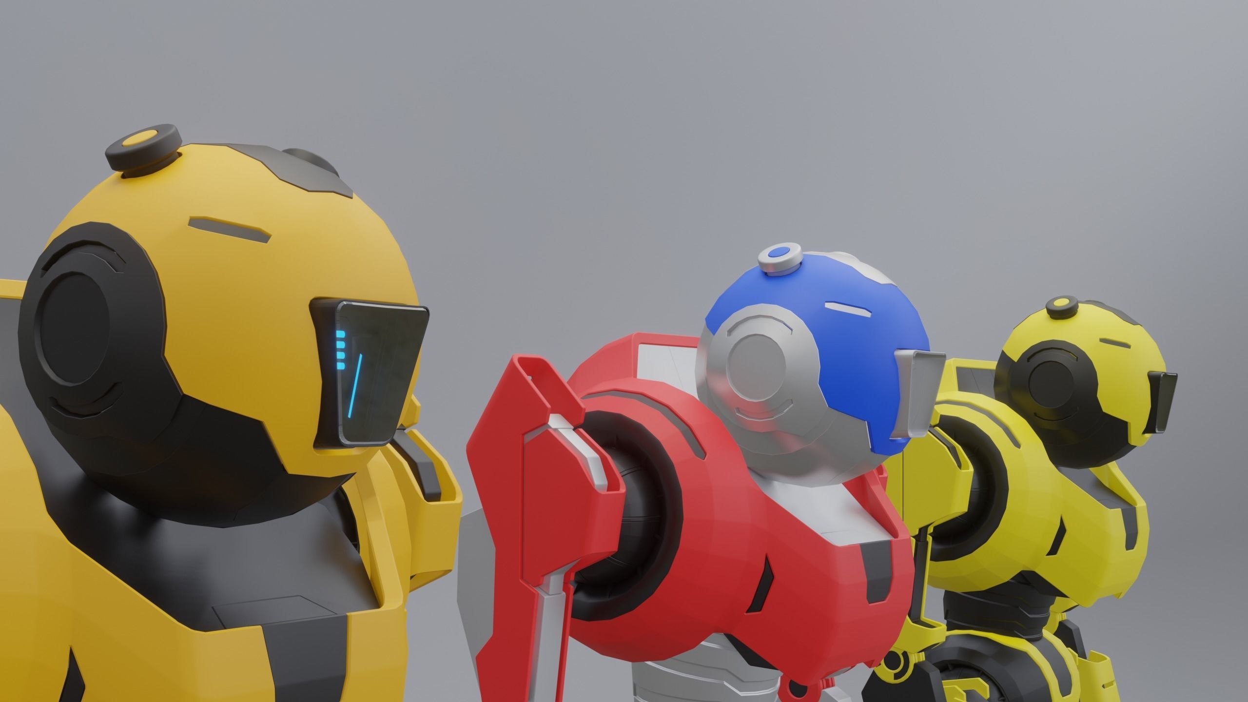 Sci-Fi Robot 3D model_2