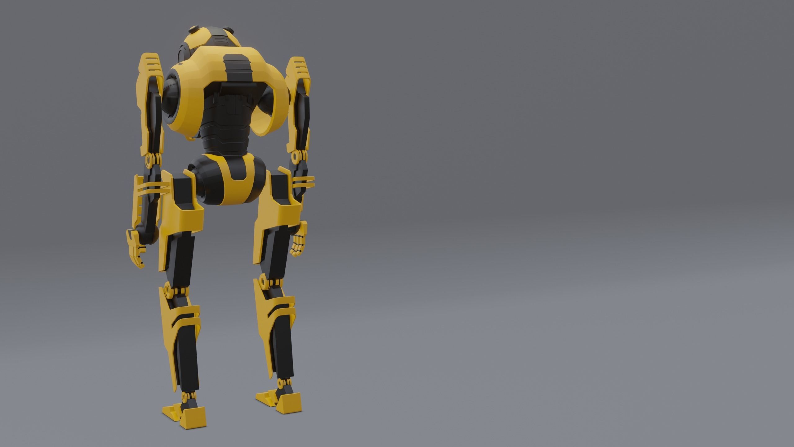 Sci-Fi Robot 3D model_7